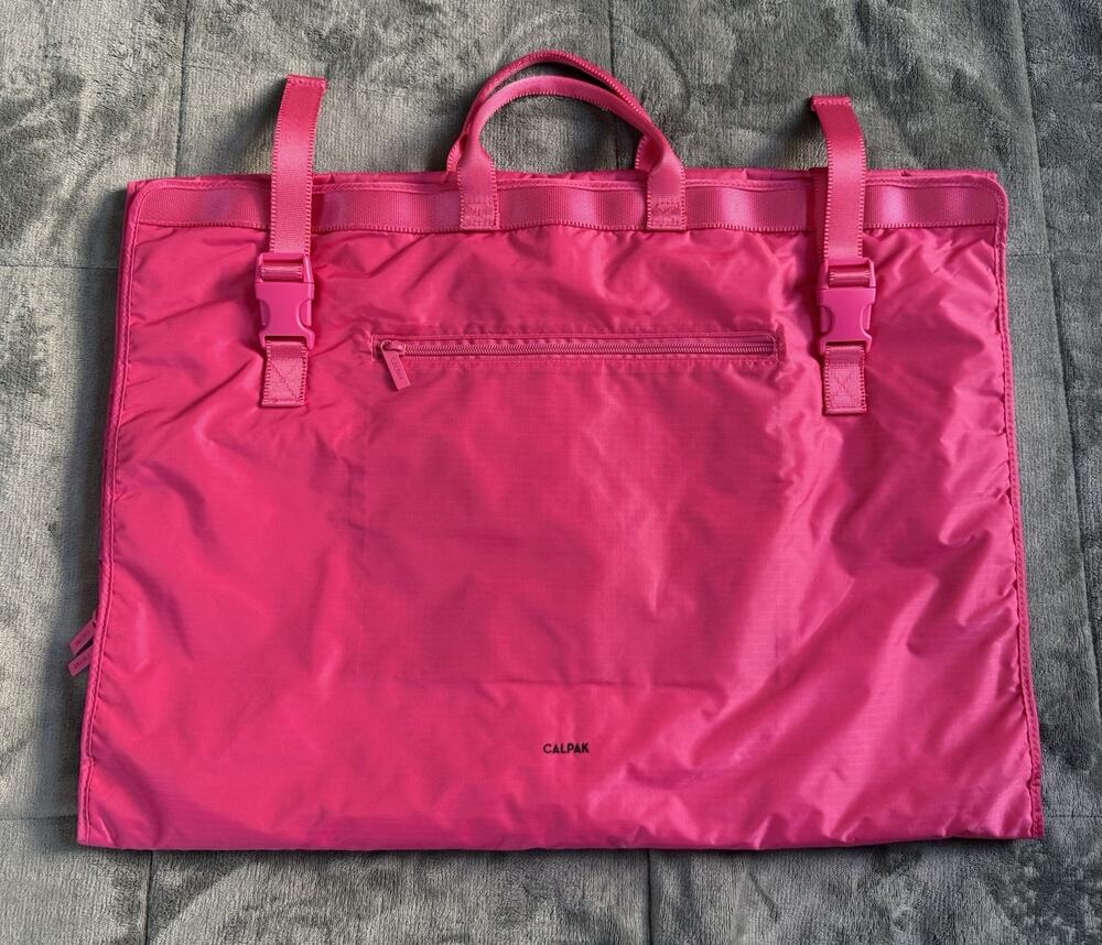 CALPAK Compakt Large Garmet Bag Bright Pink Travel